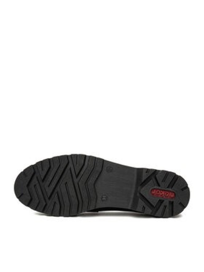 Rieker Loafersy 45560-02 Czarny