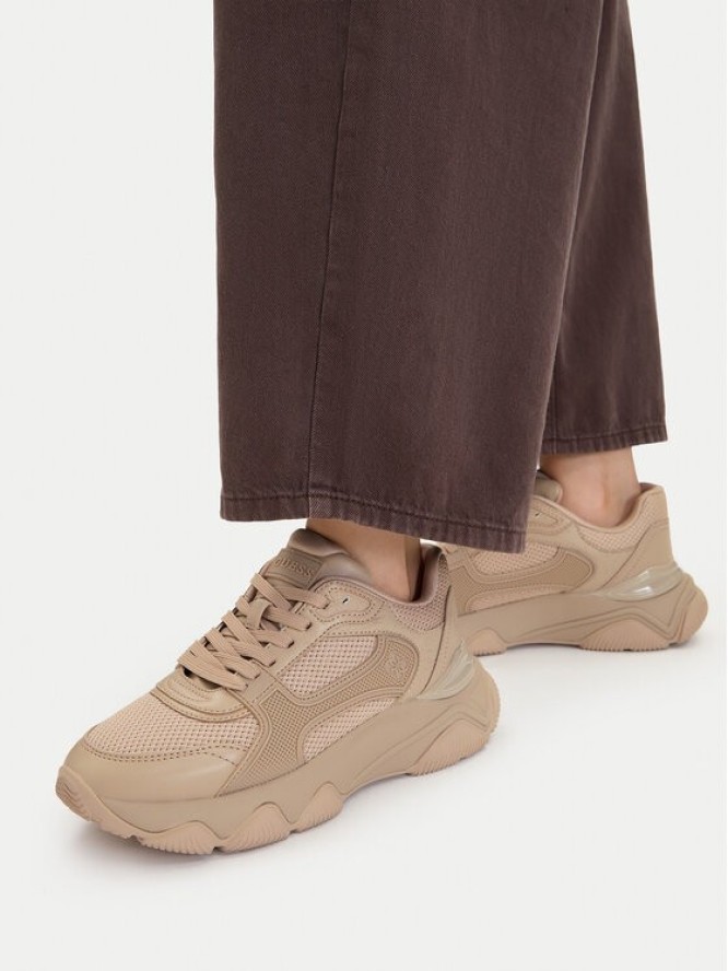 Guess Sneakersy FLTMZZ ELE12 Beżowy