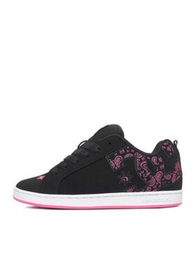 DC Shoes Sneakersy EO-COURT GRAFFIK DC01662983 Czarny
