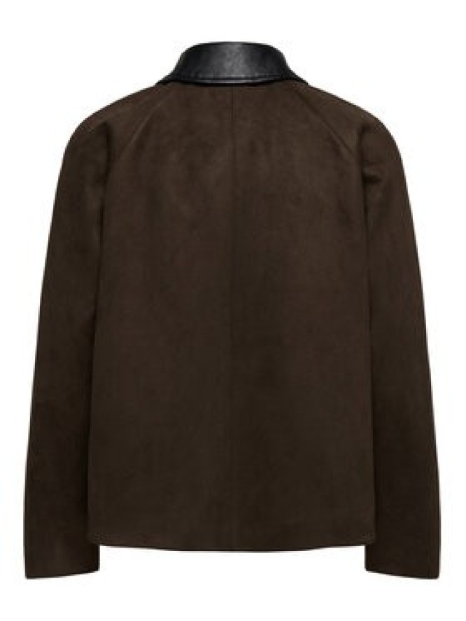 ONLY Kurtka z imitacji skóry Abbie 15372234 Brązowy Regular Fit