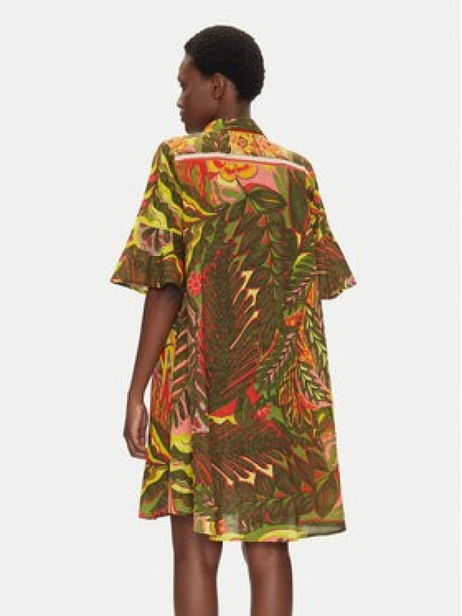 Iconique Sukienka koszulowa IC25-102 Kolorowy Relaxed Fit