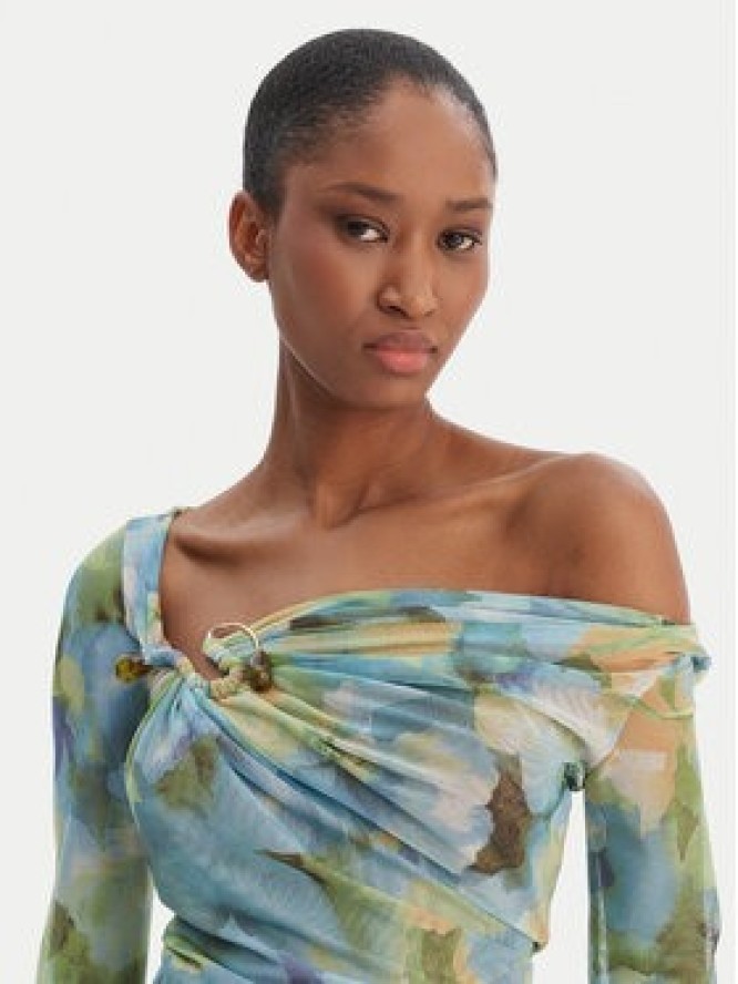 Bardot Bluzka Marisol 60306TB Zielony Slim Fit