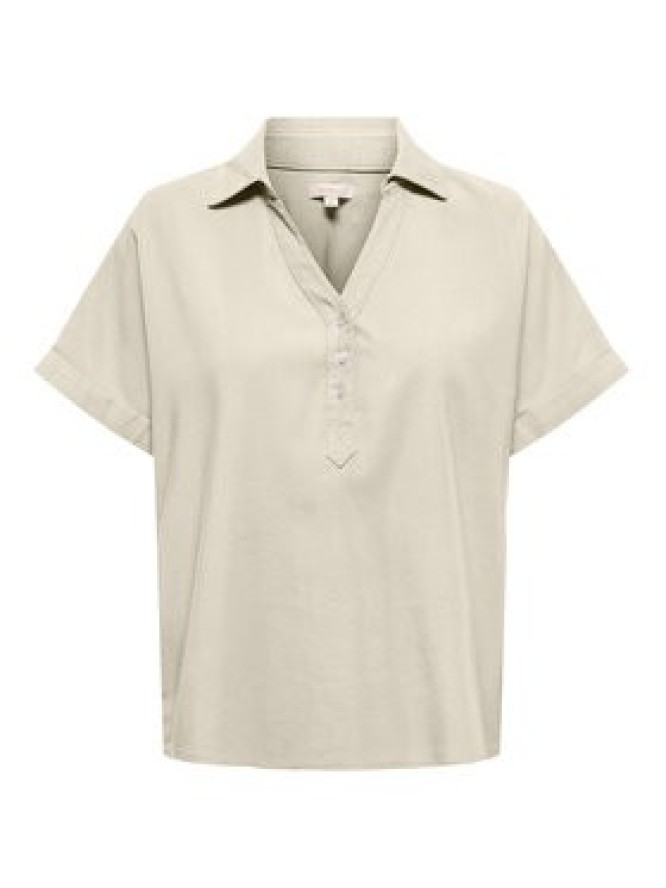 ONLY Polo Aris 15364279 Beżowy Loose Fit