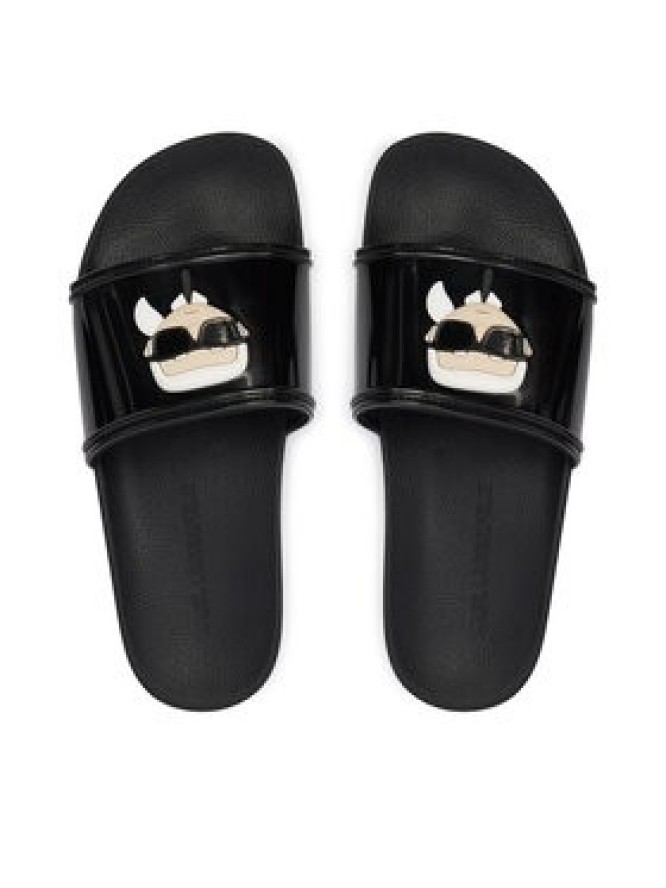 KARL LAGERFELD Klapki Kondo Maxi II KL80805C Czarny