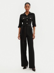 Rinascimento Kombinezon CFC0122472003 Czarny Regular Fit