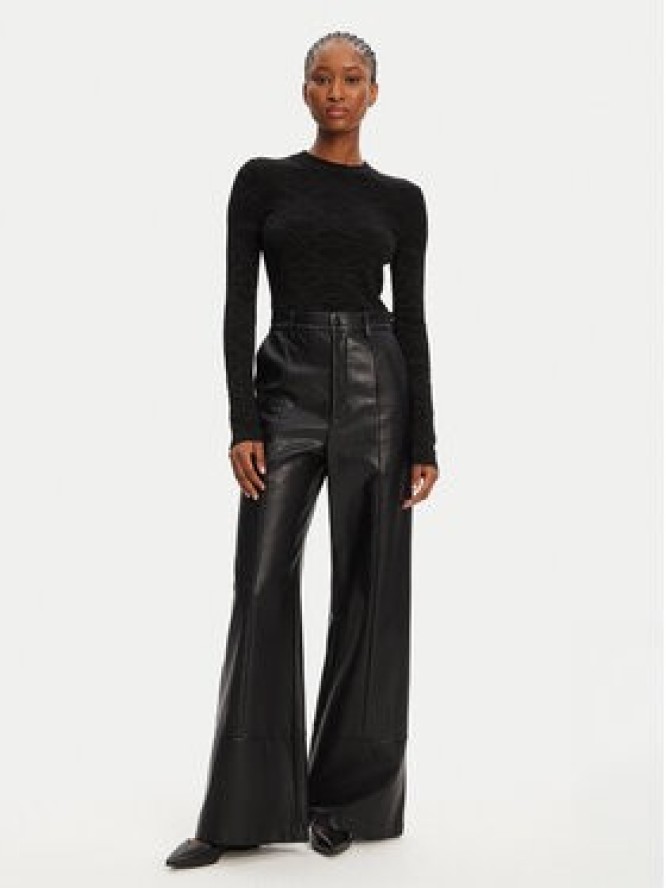 HUGO Sweter Satero 50542604 Czarny Slim Fit