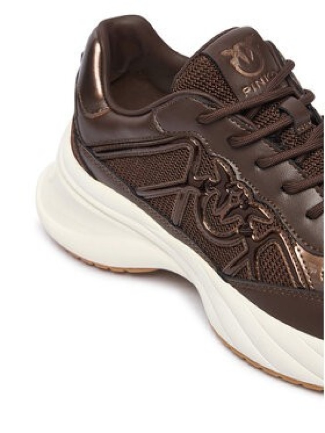 PINKO Sneakersy Ariel 33 SS0135P020 Brązowy ciemny