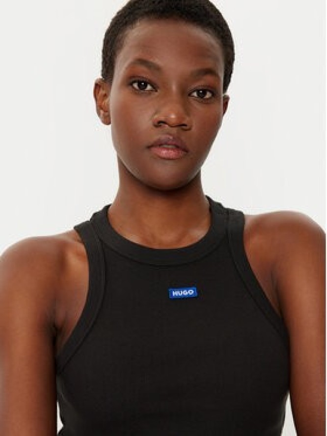 HUGO Top Baby 50511450 Czarny Slim Fit