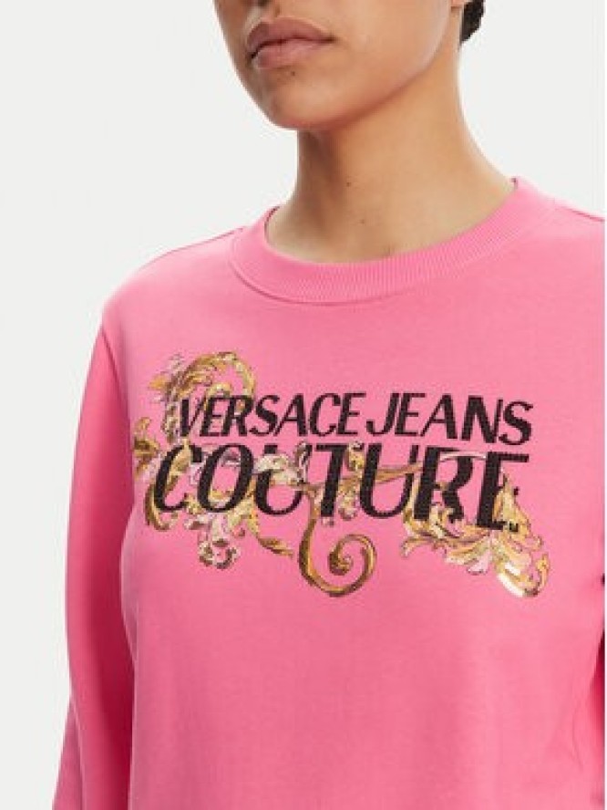 Versace Jeans Couture Bluza 78HAIC06 Różowy Regular Fit