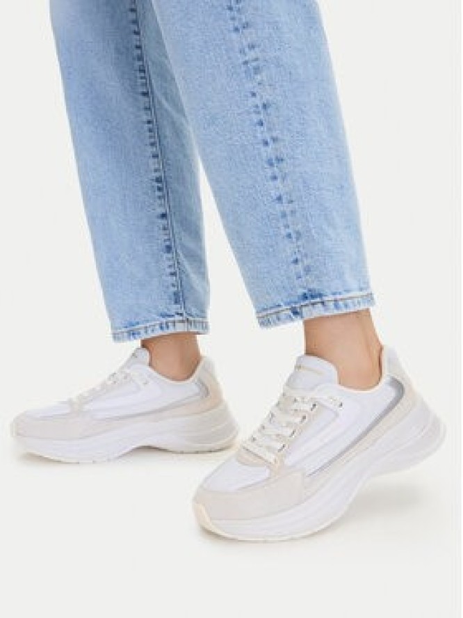 Tommy Hilfiger Sneakersy Th Sporty Chic Runner FW0FW09187 Biały