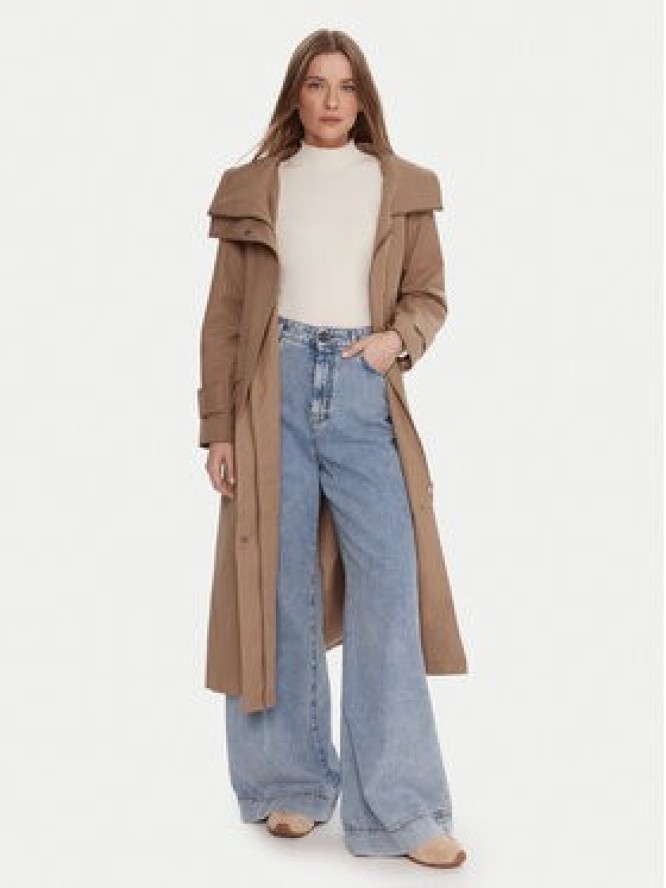 Tatuum Płaszcz przejściowy Meggy T2503.003 Beżowy Regular Fit