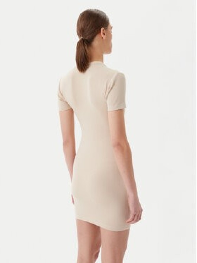 Calvin Klein Jeans Sukienka codzienna J20J225265 Beżowy Slim Fit