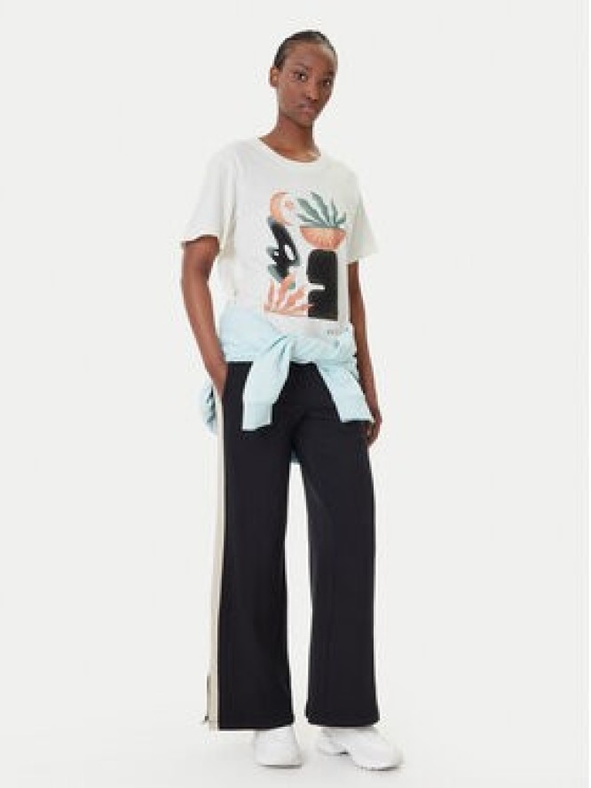 RVCA T-Shirt Collage EVJZT00163 Biały Easy Fit