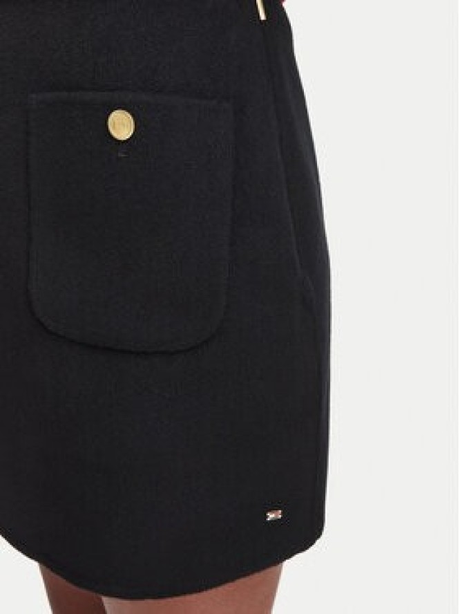 Tommy Hilfiger Spódnica mini WW0WW52234 Czarny Regular Fit