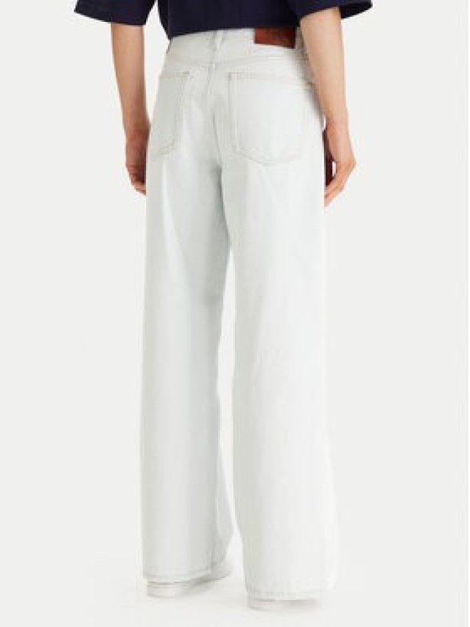 Calvin Klein Jeans Jeansy LV047F738G Biały Wide Leg