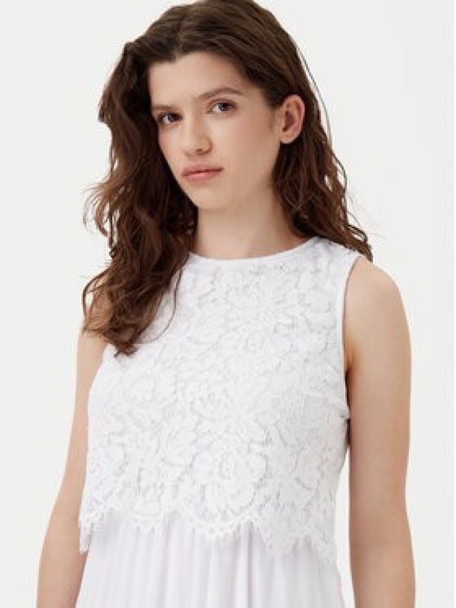 Vila Sukienka koktajlowa Milina 14100341 Biały Regular Fit