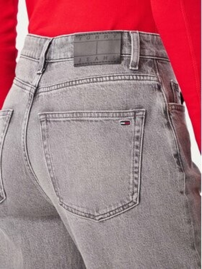 Tommy Jeans Jeansy Layla DW0DW23191 Szary Straight Fit