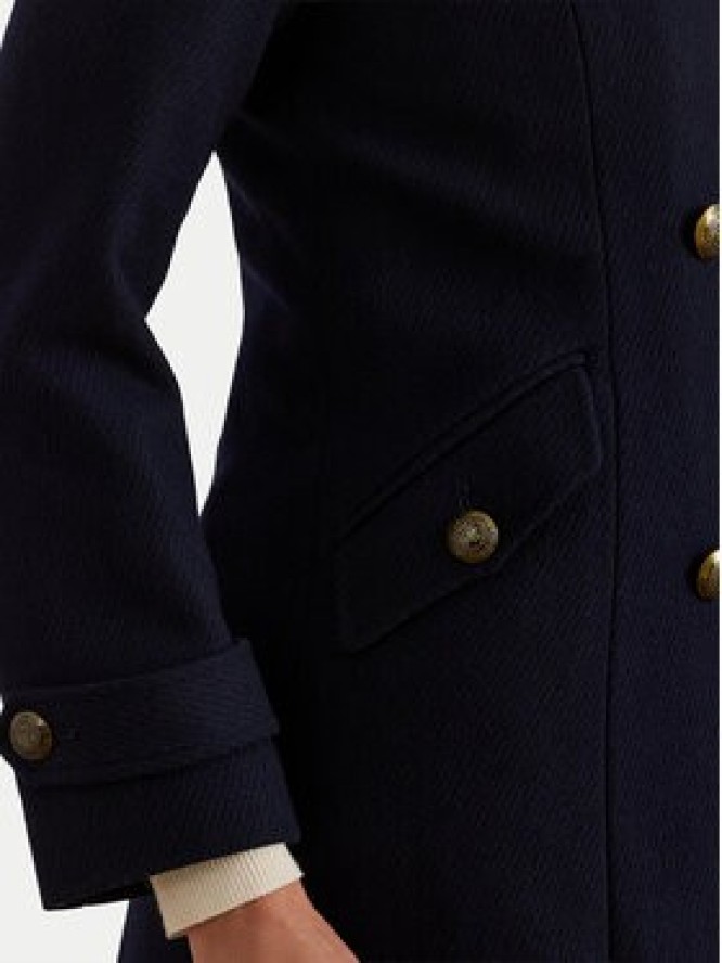 LAUREN RALPH LAUREN Płaszcz wełniany 297P04150002 Granatowy Regular Fit