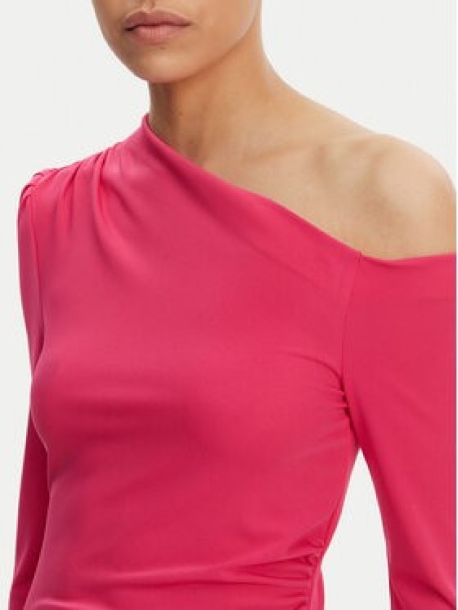 Rinascimento Sukienka koktajlowa CFC0122524003 Różowy Slim Fit