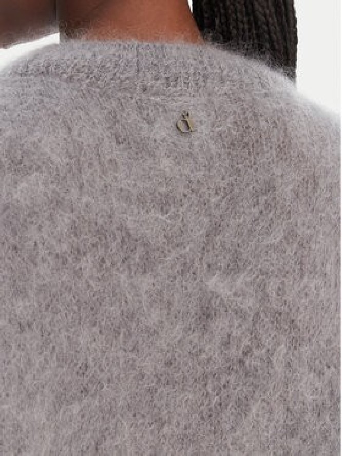 Dixie Sweter M277Y101A Szary Relaxed Fit