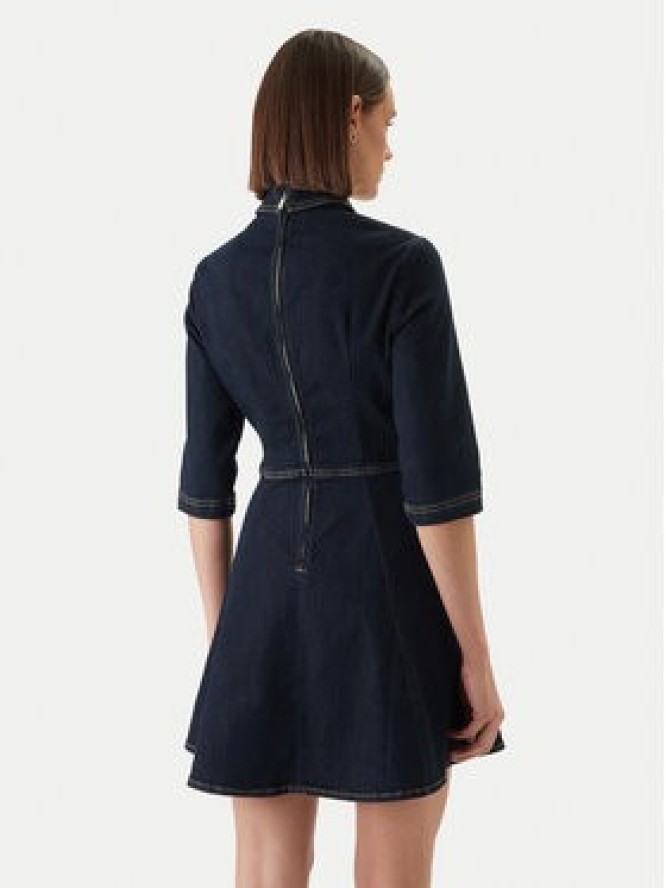 Morgan Sukienka jeansowa 261-REXAS Granatowy Regular Fit