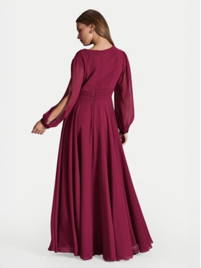 Swing Sukienka wieczorowa 5AI17100 Bordowy Regular Fit