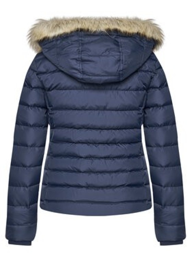 Tommy Jeans Kurtka puchowa Basic DW0DW08588 Granatowy Regular Fit