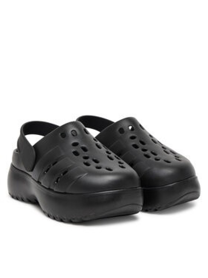 adidas Sandały adilette Platform Clogs JP9577 Czarny