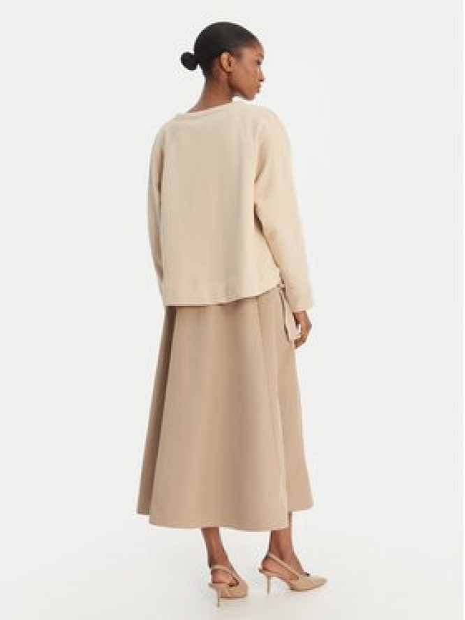 Weekend Max Mara Komplet bluza i sukienka Destino 2615631021 Beżowy Relaxed Fit