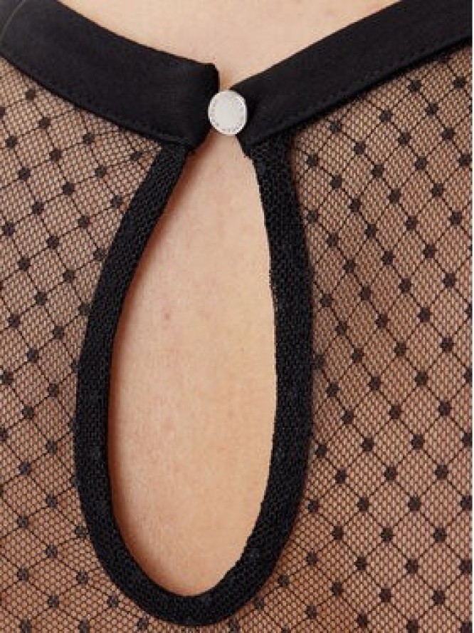 Morgan Bluzka 252-DODO Czarny Slim Fit