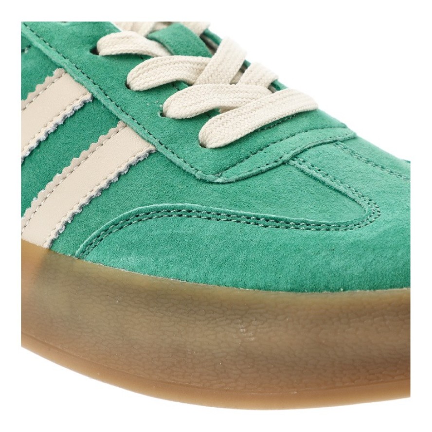 Zielone Sneakersy Filippo Sportowe Obuwie Damskie