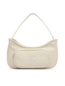 Calvin Klein Jeans Torebka Ck Shoulder Bag IU0IU00757 Kremowy