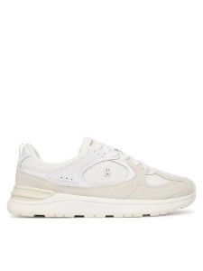 Tommy Hilfiger Sneakersy Th Mix Material Runner FW0FW09306 Biały