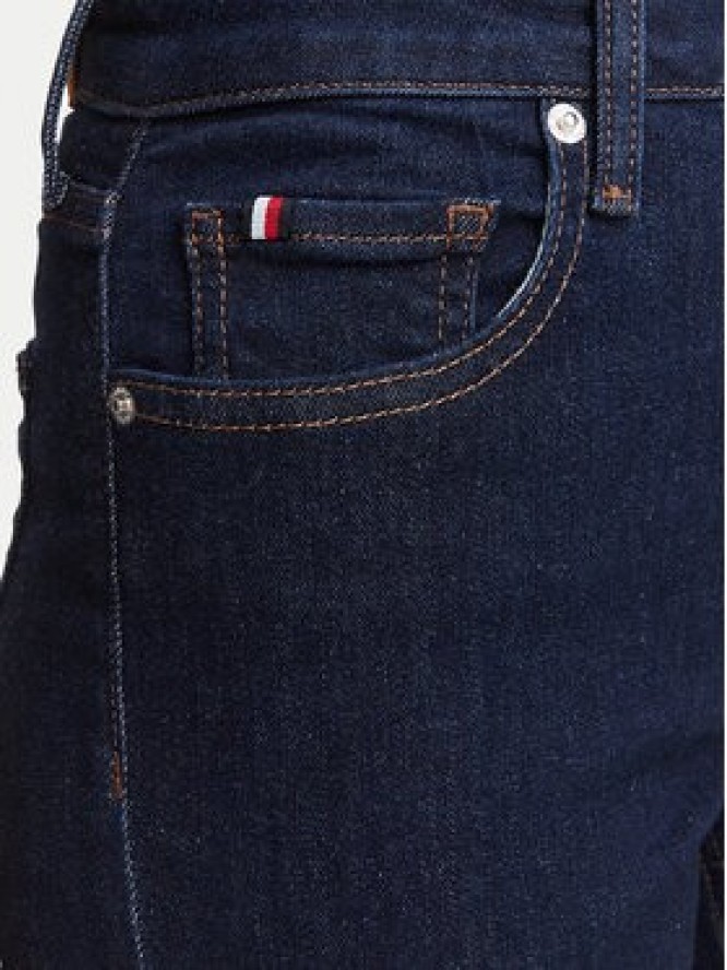 Tommy Hilfiger Jeansy Luna WW0WW52185 Granatowy Flare Fit
