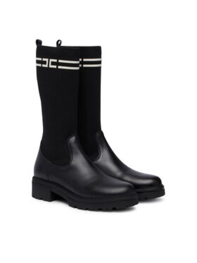 Elisabetta Franchi Botki F4A6-E0731-1316 Czarny