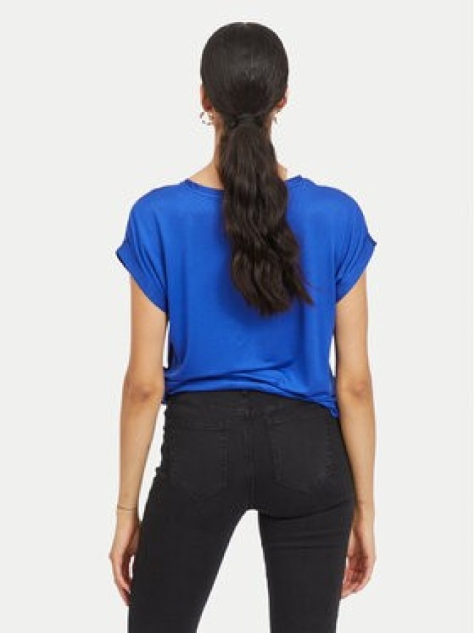 Vila T-Shirt Ellette 14059563 Niebieski Regular Fit