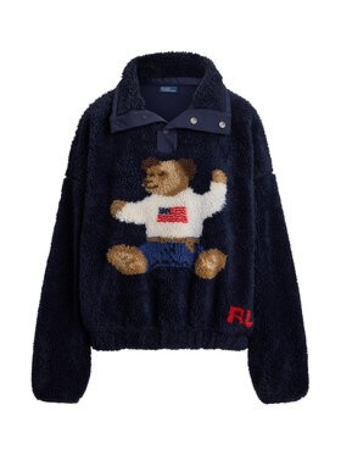 Polo Ralph Lauren Polar 211971768001 Granatowy Relaxed Fit