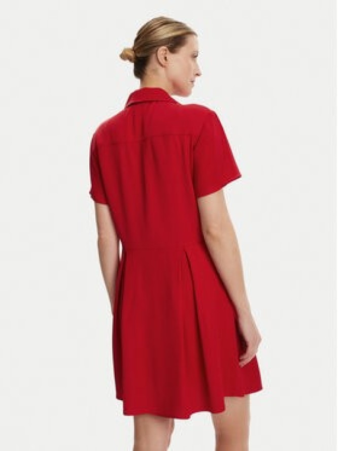 Tommy Hilfiger Sukienka koszulowa WW0WW45819 Czerwony Regular Fit