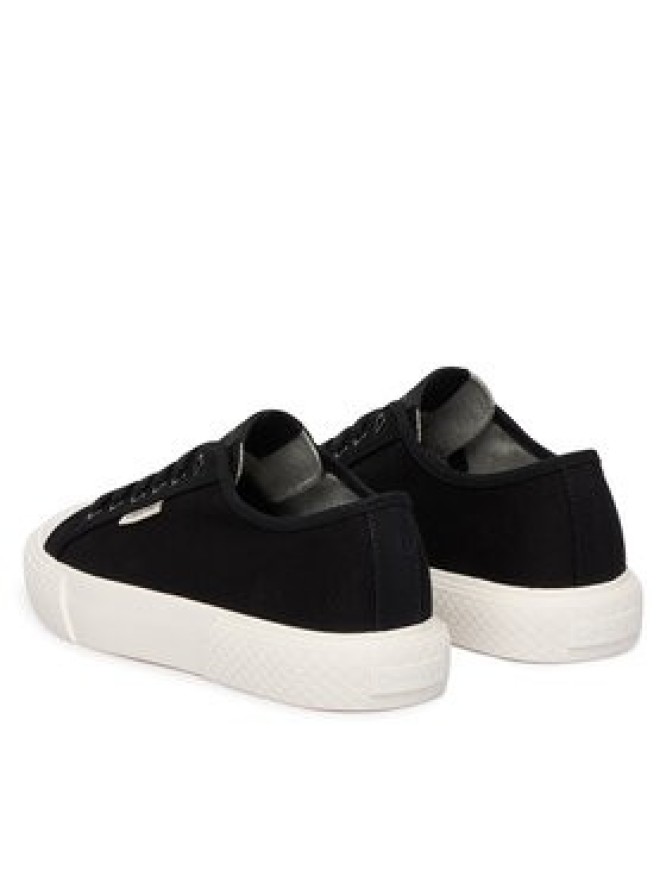 Calvin Klein Trampki Vulc Low Lace Up Canvas HW0HW02975 Czarny