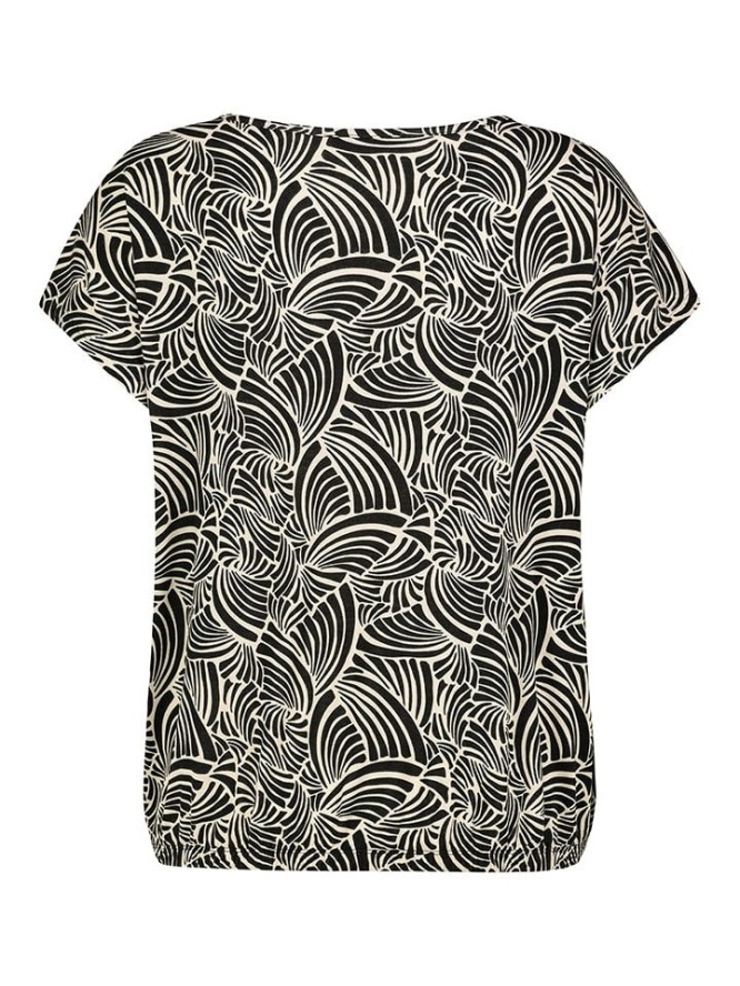 Sublevel Koszulka w kolorze czarno-kremowym rozmiar: M