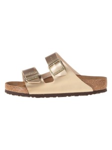 Birkenstock Klapki "Arizona" w kolorze złotym rozmiar: 37