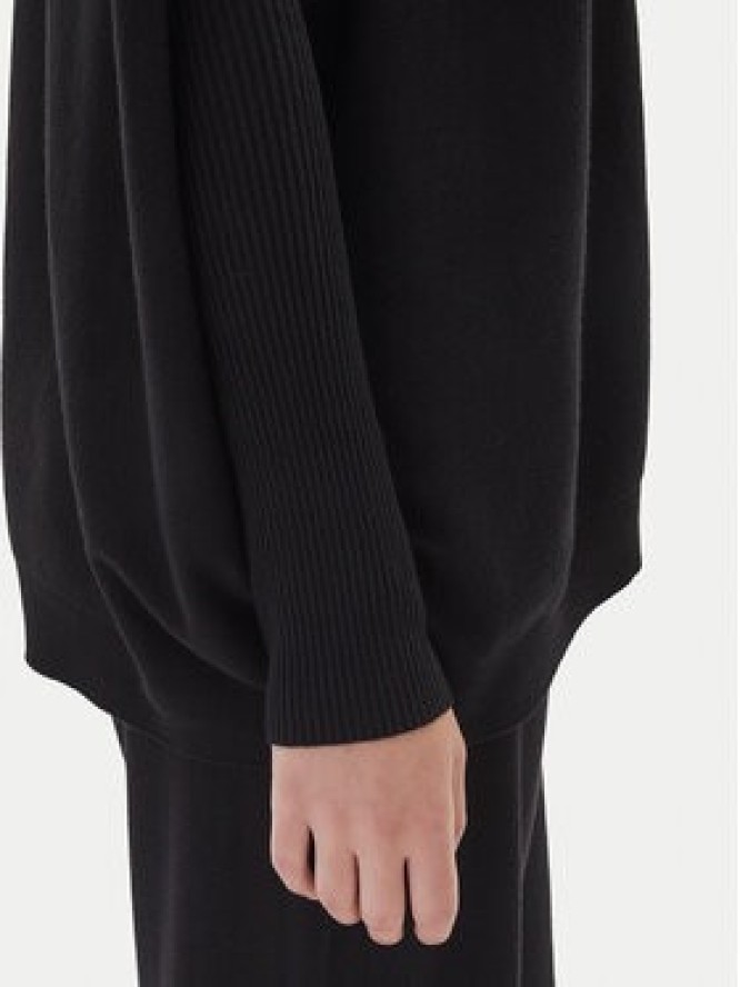 Kontatto Sweter 3M0802C Czarny Relaxed Fit