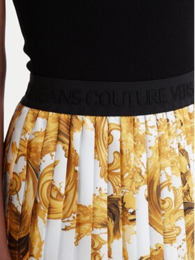 Versace Jeans Couture Spódnica plisowana 80HAE8P5 NS806 Czarny Regular Fit