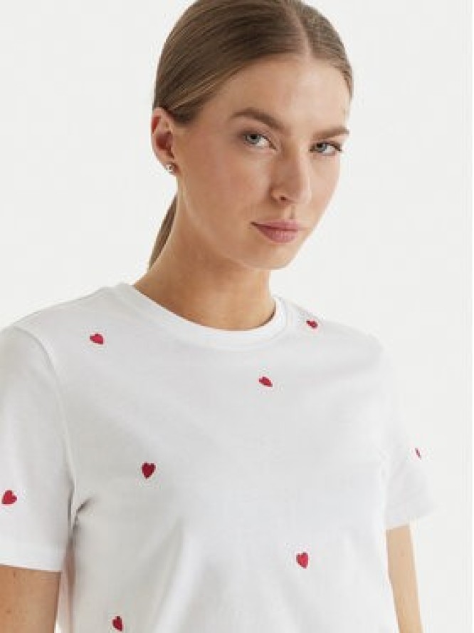 ONLY T-Shirt Ketty 15288473 Biały Regular Fit