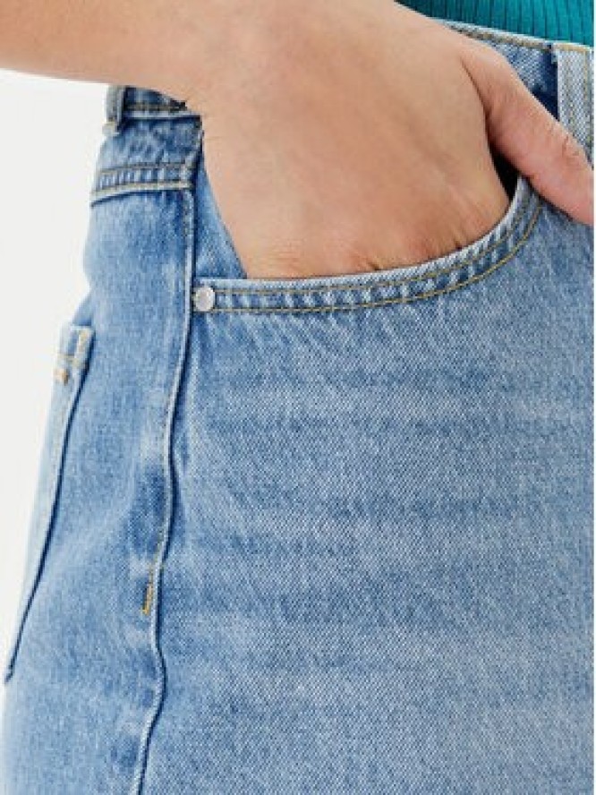 Morgan Spódnica jeansowa 251-JROMA Niebieski Regular Fit