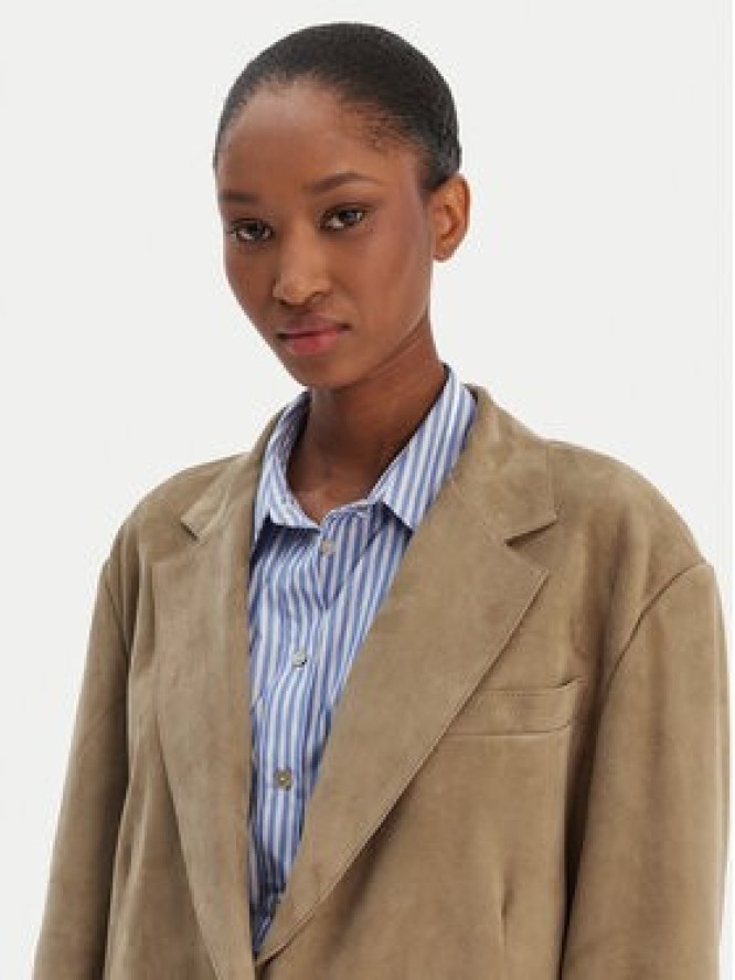 Weekend Max Mara Marynarka Cedro 2615441051 Khaki Relaxed Fit