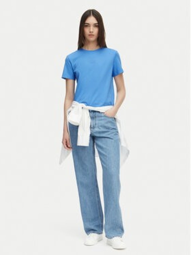Calvin Klein Jeans T-Shirt LV044G200G Granatowy Regular Fit