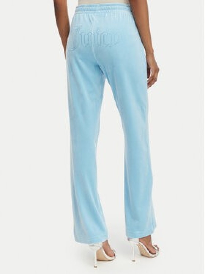 Juicy Couture Spodnie dresowe Tina JCWBJ126327 Błękitny Straight Leg