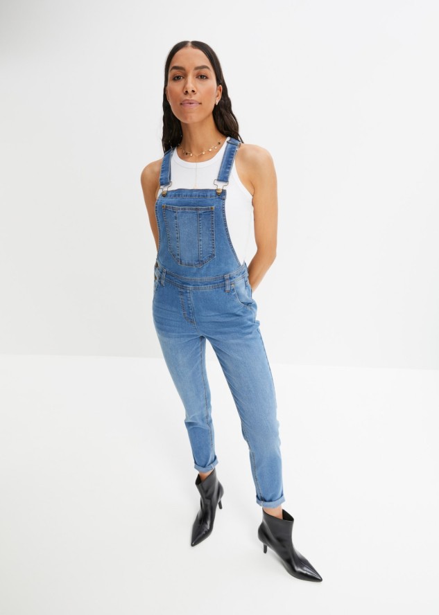 Ogrodniczki dżinsowe Boyfriend Fit