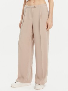 ONLY Spodnie materiałowe Leila 15338347 Beżowy Wide Leg